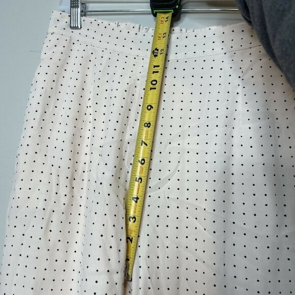 NWT Tart Collections Evan Polka Dot Cropped Pants Size Large Nude Black - Picture 4 of 12